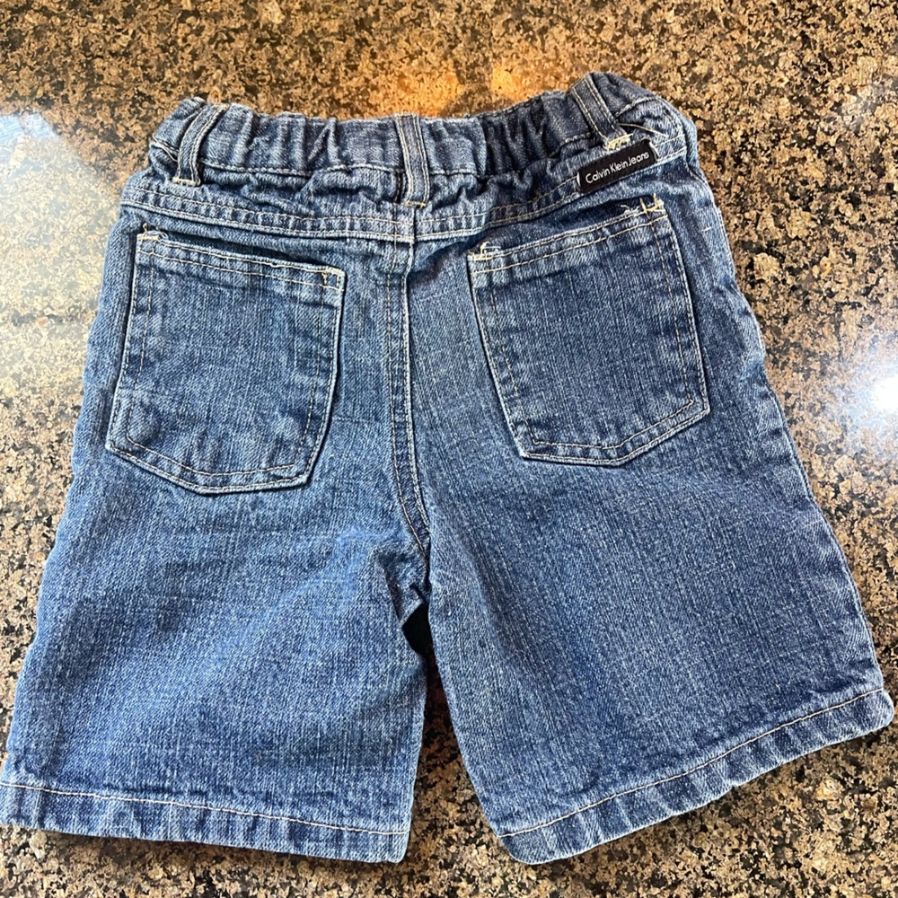 Calvin Klein Blue Denim Shorts 3T